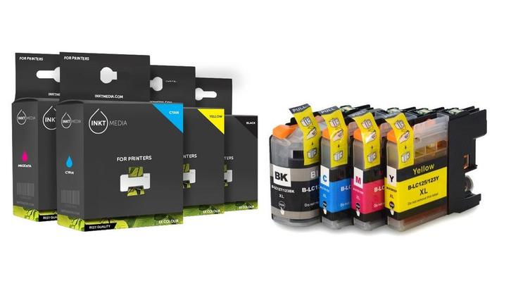 Huismerk Cartridge Set t.v.v. Brother LC-123 XL, Computers en Software, Printerbenodigdheden, Cartridge, Nieuw