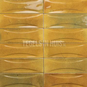 Wandtegel hanoi caramel geel decor 6.5x20 wandtegel beschikbaar voor biedingen