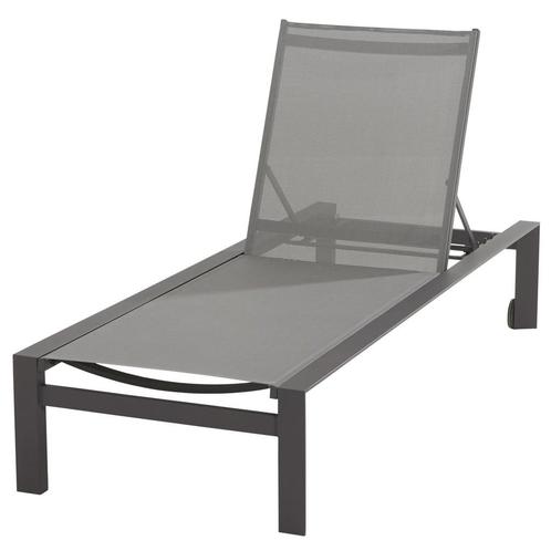 Showroommodel Tropic verrrijdbaar ligbed antraciet Taste 4SO, Tuin en Terras, Tuinsets en Loungesets, Nieuw, Aluminium, Ophalen of Verzenden