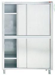 Opbergkast met schuifdeuren | 70cm diep | RVS | 3 formaten, Zakelijke goederen, Horeca | Meubilair en Inrichting, Verzenden