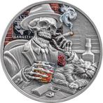 Ghana. 5 Cedis 2025 Gangster - Memento Mori 1 oz Antique