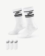 Nike Dri-Fit Essential Sokken 3-Pack Wit/Zwart, Kleding | Heren, Sokken en Kousen, Nieuw, Wit, Nike, Verzenden