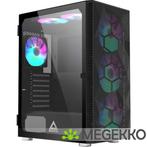 Montech X3 Mesh Midi-Tower RGB Tempered Glass Zwart, Computers en Software, Computerbehuizingen, Verzenden, Nieuw