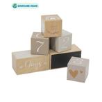 Houten mijlpaal blokken in nougat kleur – Stijlvolle heri., Kinderen en Baby's, Speelgoed | Houten speelgoed, Ophalen of Verzenden