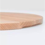 HOCHO Ronde Pizzaplank – Beukenhout – Ø 400x20 mm – P, Huis en Inrichting, Ophalen of Verzenden, Nieuw