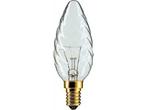 Gloeilampen 40 watt E14 fitting kaarslamp helder gedraaid, Huis en Inrichting, Lampen | Losse lampen, Nieuw, Ophalen of Verzenden