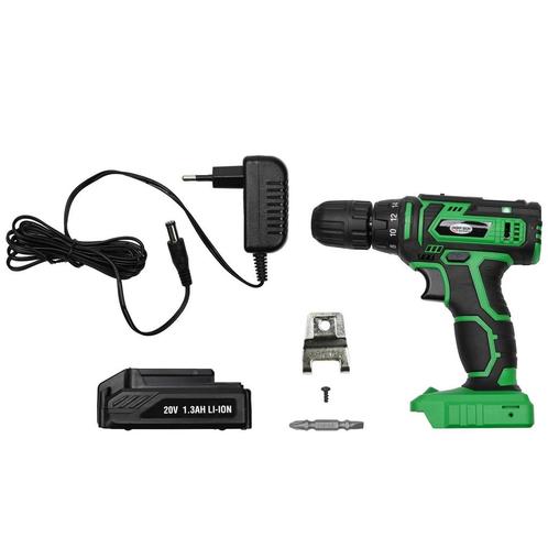 Hofftech Accu boormachine - 2 snelheden - 20V Li-ion - LE..., Doe-het-zelf en Verbouw, Gereedschap | Boormachines, Nieuw, Ophalen of Verzenden