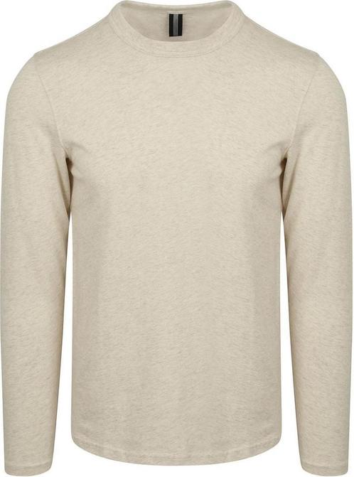 Profuomo Longsleeve T-Shirt Ecru maat XL Heren, Kleding | Heren, T-shirts, Wit, Nieuw, Maat 56/58 (XL), Verzenden
