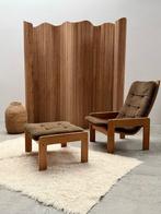 Swedese - Yngve Ekström - Fauteuil (2) - Eik, Textiel, Cord, Antiek en Kunst, Antiek | Meubels | Stoelen en Banken