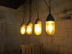 Plafondlamp (4) - Vintagelampen in industriële stijl - Glas,