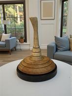 Staf - Mid-century houten stok voor Eisstockschießen, circa, Antiek en Kunst