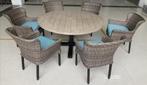 MaxxGarden Diningset tuinset rattan 6pers (Tuinmeubelen), Tuin en Terras, Verzenden, Nieuw