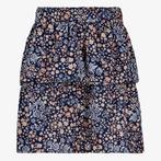 Name it Vinaya meisjes rok met bloemen blauw maat 146, Verzenden, Nieuw