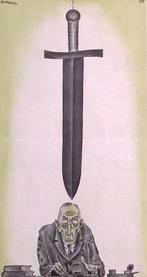 De rechtszekerheid van den ambtenaar op spotprent (Lithos), Verzenden