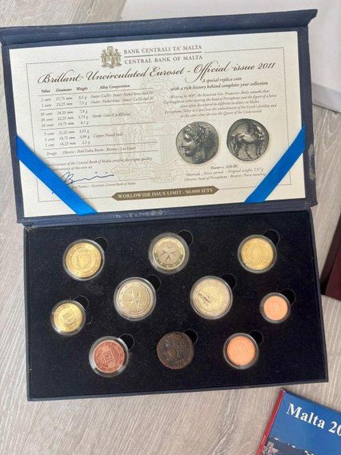 Malta. Year Set (BU) 2008/2011 (4 sets) (Zonder, Postzegels en Munten, Munten | Europa | Euromunten