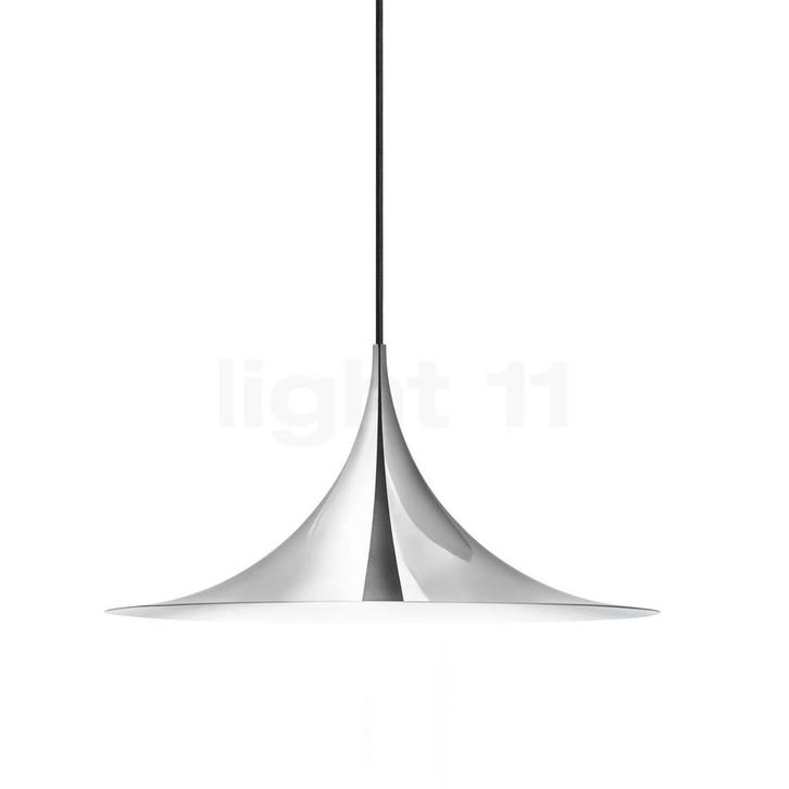 Gubi Semi Hanglamp, chroom - ø¸47 cm (Hanglampen), Huis en Inrichting, Lampen | Hanglampen, Nieuw, Verzenden