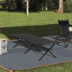 vidaXL Opvouwbaar Camping Bed Zwart Oxford stof, Caravans en Kamperen, Verzenden, Nieuw