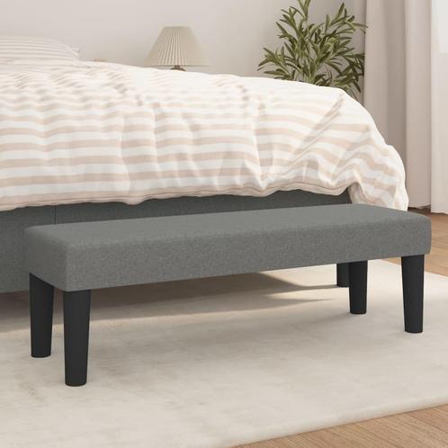 vidaXL Bankje 100x30x30 cm stof donkergrijs, Huis en Inrichting, Banken | Bankstellen, Nieuw, Minder dan 150 cm, Stof, Verzenden