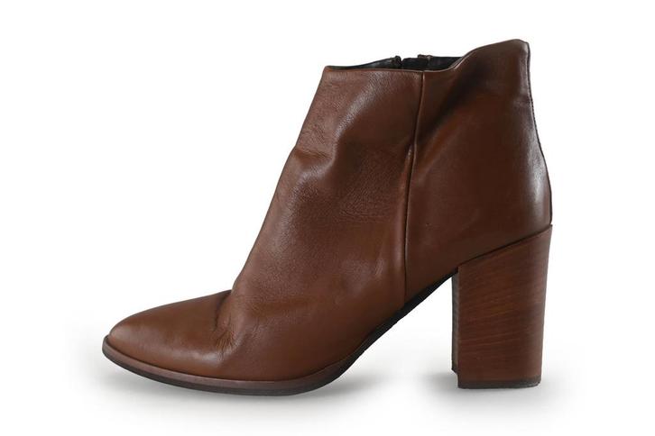 Laurent David Enkellaarzen in maat 40 Cognac | 10% korting, Kleding | Dames, Schoenen, Overige kleuren, Zo goed als nieuw, Lage of Enkellaarzen