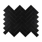 Zelfklevend Mozaïek Visgraat Zwart, Doe-het-zelf en Verbouw, Tegels, Nieuw