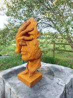 sculptuur, metal artistic statue The hidden face - 29 cm, Antiek en Kunst