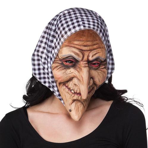 Halloween Masker Heks Kap, Hobby en Vrije tijd, Feestartikelen, Nieuw, Verzenden