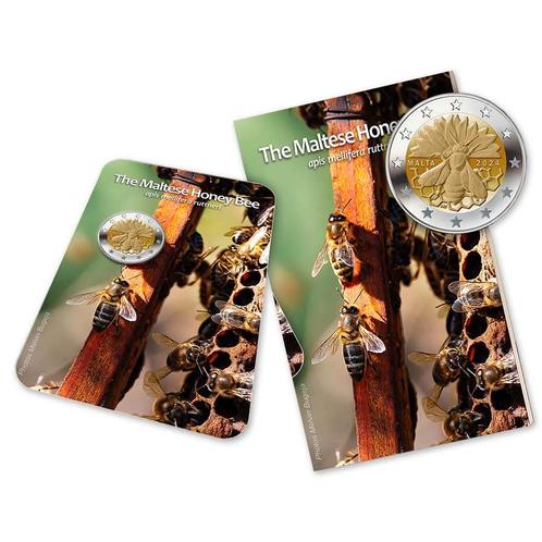 Malta 2 Euro Honingbij 2024 Coincard, Postzegels en Munten, Munten | Europa | Euromunten, Verzenden