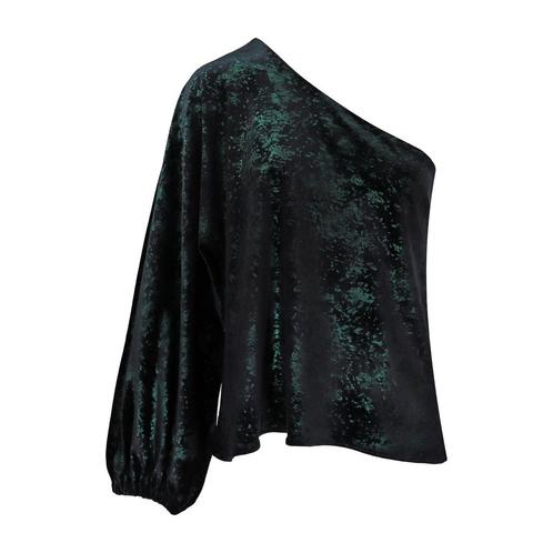 YMRA • zwart groene velvet trui • M, Kleding | Dames, Tops, Zwart, Nieuw, Maat 38/40 (M), Verzenden