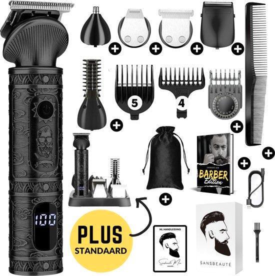 2dekans | 7-in-1 Baardtrimmer Mannen + Standaard - Trimmer, Sieraden, Tassen en Uiterlijk, Uiterlijk | Gezichtsverzorging, Zo goed als nieuw