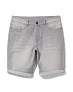 HEMA Heren short jogdenim grijs van €30 voor €10 sale, Kleding | Heren, Verzenden, Nieuw
