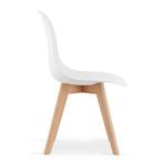 Moderne KITO eetkamerstoelen - set van 4 - wit en minimal..., Huis en Inrichting, Stoelen, Wit, Nieuw, Ophalen of Verzenden, Vier