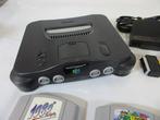Nintendo - Nintendo 64 - with 4 Games - Mario Kart - Golden, Spelcomputers en Games, Nieuw