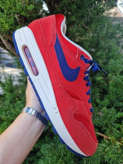 Nike air max 1 hotsell blauw rood