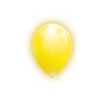 Gele Led Ballonnen 26cm 5st, Hobby en Vrije tijd, Verzenden, Nieuw