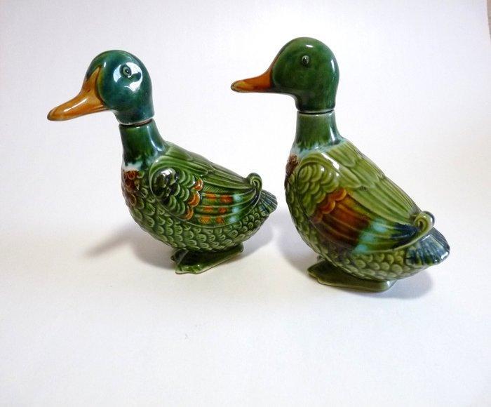 Faiencerie Subtil - Olie-en-azijnstelletje (2) - Eend -, Antiek en Kunst, Curiosa en Brocante