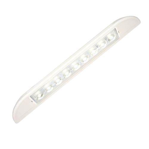 Voortentverlichting LED zwart/wit 23cm - wit, Caravans en Kamperen, Overige Caravans en Kamperen, Nieuw, Ophalen of Verzenden