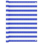 vidaXL Balkonscherm 120x500 cm HDPE blauw en wit, Tuin en Terras, Verzenden, Nieuw