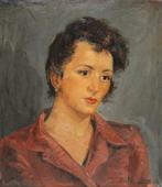 Sixte Blasco (1926-1996) - Retrato femenino, Antiek en Kunst, Kunst | Schilderijen | Klassiek