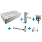 Wiesbaden Fonteinset Rhea S Mini met Fontein Rechts - Glans, Doe-het-zelf en Verbouw, Sanitair, Ophalen of Verzenden, Nieuw