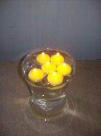 Drijfkaarsen Zacht Geel 6 stuks, Ophalen of Verzenden, Nieuw