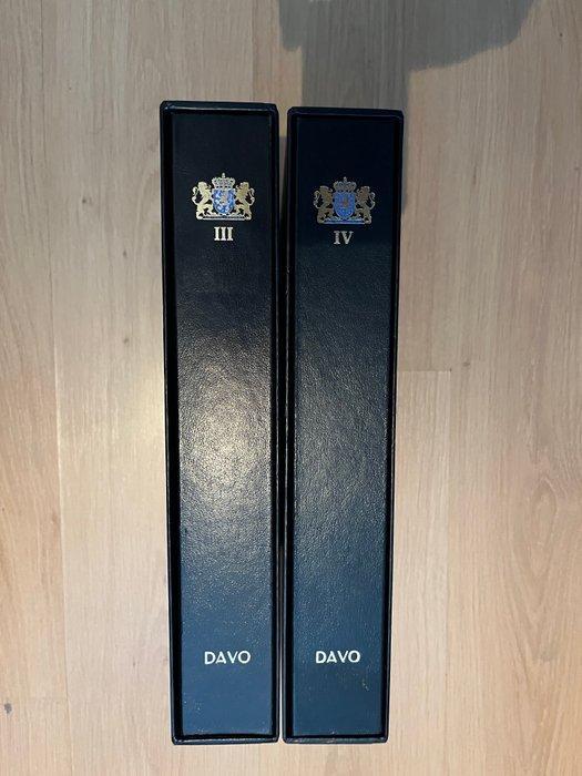 Nederland - 2 X DAVO album Luxe (III en IV) met cassette, Postzegels en Munten, Postzegels | Nederland