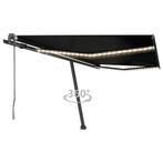 vidaXL Luifel automatisch met LED en windsensor 450x300 cm, Tuin en Terras, Zonneschermen, Verzenden, Nieuw