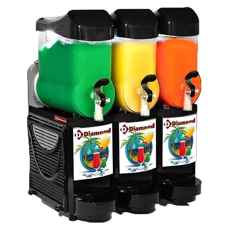 Sorbet-/Slushmachine | 3x 10L | LED-Verlichting | Nachtmodus, Zakelijke goederen, Horeca | Keukenapparatuur, Nieuw in verpakking
