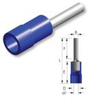 Tirex automotive Penstekker BLAUW 1,9 mm geïsoleerd,, Auto diversen, Ophalen of Verzenden, Nieuw