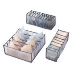 Ondergoed Verdeler - Organizer - 3 Stuks - Grijs /, Verzenden, Nieuw