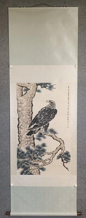 INK AND COLOR ON PAPER PAINTING ‘EAGLE - Attributed to, Antiek en Kunst, Antiek | Overige Antiek