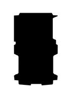 Laadvloermat rubber (traanplaat motief) Ford Transit Custom, Ophalen of Verzenden, Nieuw