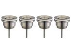 Veiling - 4x Beaux wastafelplug 1 1/4 Lilas geborsteld nikk, Doe-het-zelf en Verbouw, Sanitair, Nieuw