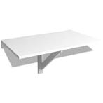 VidaXL Wandtafel inklapbaar, wit, 100 x 60 cm, Ophalen, Nieuw