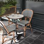 2dekans | Witte Italiaanse Carrara Marmeren Bistrotafel – 51, Huis en Inrichting, Tafels | Eettafels, Ophalen of Verzenden, Zo goed als nieuw